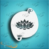 Diva Stencils Lotus Flower 